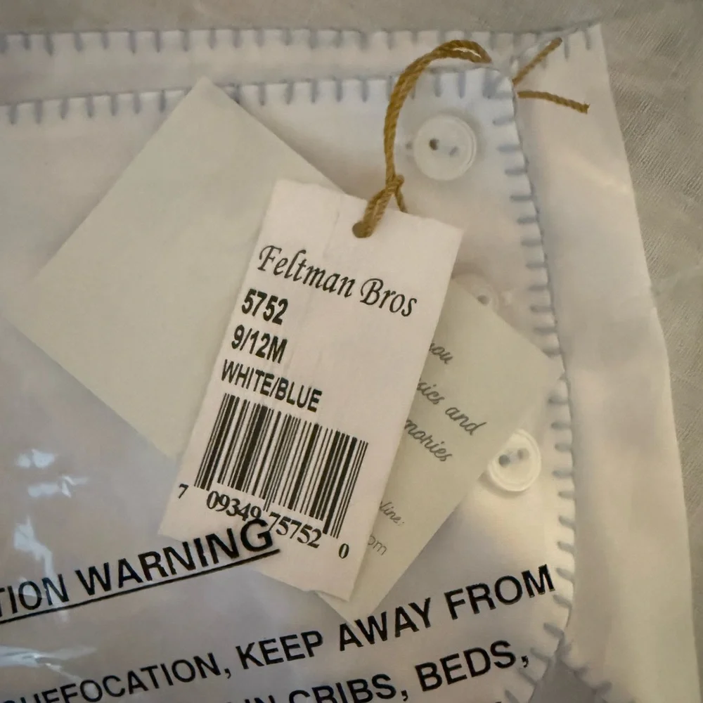NWT Feltman Bros. Diaper Cover